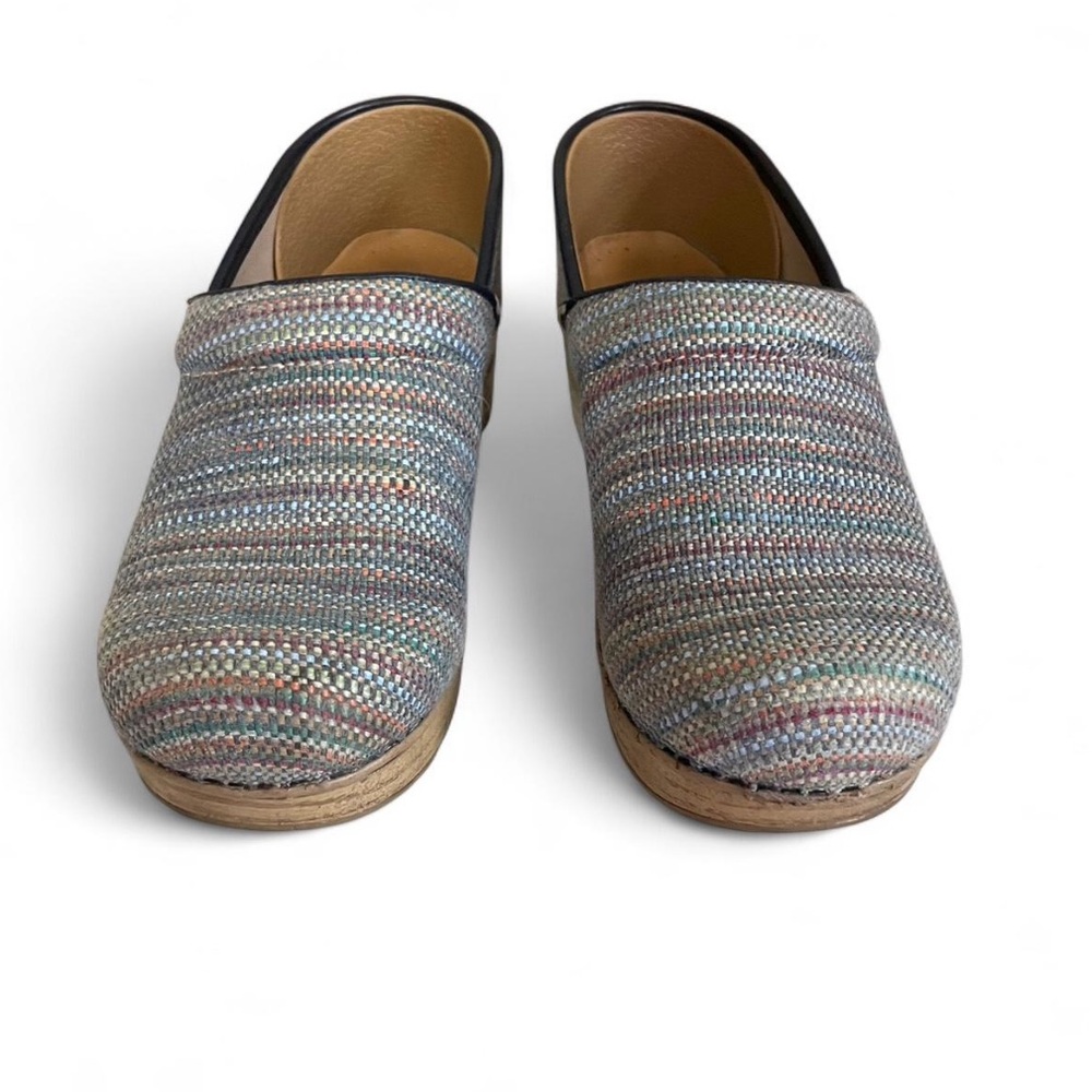 Vintage Woven Dansko Clogs - Picture 2 of 7